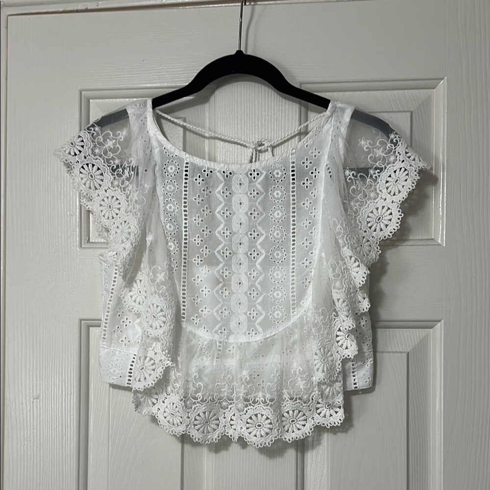 Altrd State Lace Cropped Top
